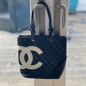Authentic Chanel Cambon Lingne Tote